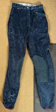 Cord Reithose Damen Eurostar petrol Größe 72 Kniebesatz