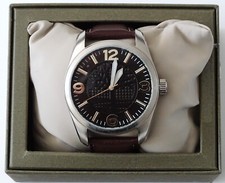 TIMBERLAND Herrenuhr 94770JS Designer Uhr Leder Armband Braun NEU mit BOX OVP