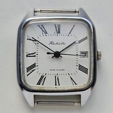 Raketa Dual Calendar White