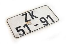 Kennzeichen Nummernschild