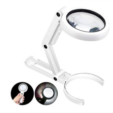 5X 10X Lupe mit 8 LED Licht