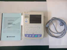 12 Kanal EKG Cardiofax S Nihon Kohden mit Sauganlage und Saugelektroden