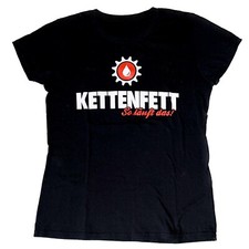 Kettenfett T-Shirt Frauen S Likör Merchandise Lakritz Werbeartikel Female