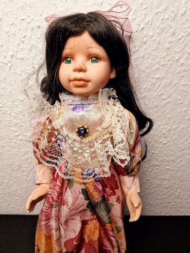 Puppe porzellan doll cm - porzellan,