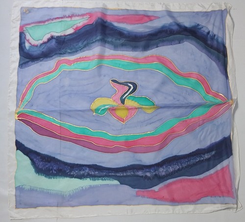 Vintage seidentuch silk scarf - vintage, seidentuch.