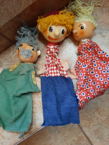 Alte handpuppen holzköpfe - alte,