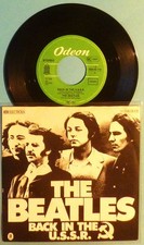 THE BEATLES - SINGLE 7" - BACK