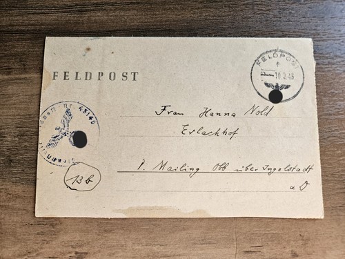 Feldpost ostpreussen februar - ostpreussen,