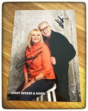 NEU * Autogrammkarte von Cindy Berger & Norbi * Schlager * BRAND NEU 2025