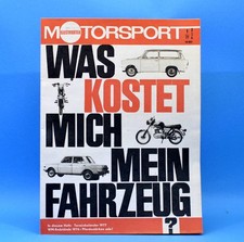 DDR Illustrierter Motorsport IMS 1 1977 Polski Fiat PKW-Kosten WM-Tabellen C