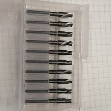 10 vhm fräser 4,0 mm gebraucht cnc fräsen cfk Gfk Holz Plexyglas 