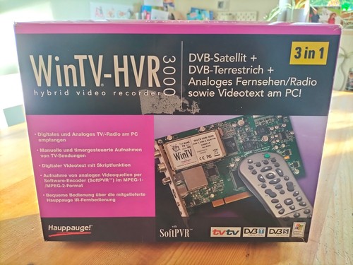 Hauppauge wintv hvr 3000 dvb - 3000, dvb-t