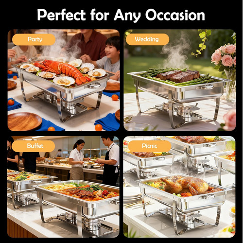Indian 304 chafing dishes - indian,
