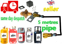 UK LPG Gas Propan Auffüllen Satz Zu Füllung Flaschen Zylinder + 5m Rohr Remote