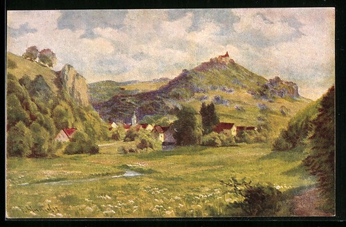Künstler seeburg - künstler-ak,