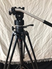 Manfrotto Stativ 028 B Triman mit Manfrotto Fluid-Head 136