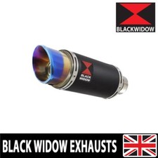 Black widow - steel, blue