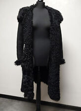 Christ Lammfell Mantel Jacke Schwarz Gr. 36/38Tiefschwarz naturgewachsenes Fell 