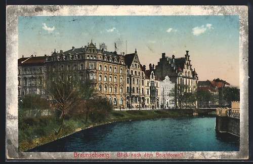 Ansichtskarte braunschweig - ansichtskarte,