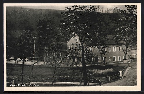 Ansichtskarte dohna gasthaus - ansichtskarte, dohna,