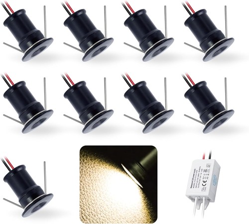 9stk mini led spots 12v - 9stk,