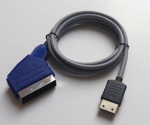 Sega dreamcast rgb scart kabel - sega,