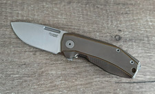 LionSteel Nano Titanium Bronze Taschenmesser MagnaCut / Flipper abnehmbar