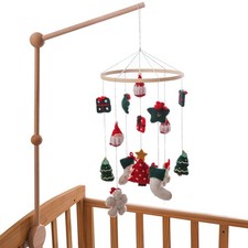Weihnachts-Kinderzimmer-Mobile, Weihnachtsdekoration, Kinderbett-Mobile, Spielze