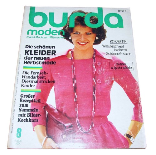 Burda moden 1975 vintage - burda,
