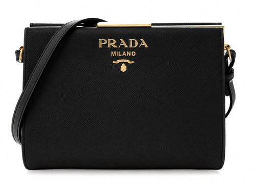 Prada borsa cerniera nero - cerniera,