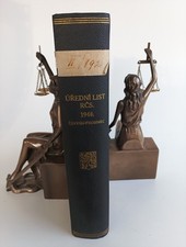 Červen - Prosinec 1943 🇨🇿 Úřední List RČS Rare Praha Noviny Válka Hitler *689*