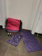 Neu Große  Wickeltasche  Lässig Lila/rosa +Wickelunterlage