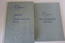 Rechenbuch Metall und Fachkunde für metallverarbeitende Berufe vintage
