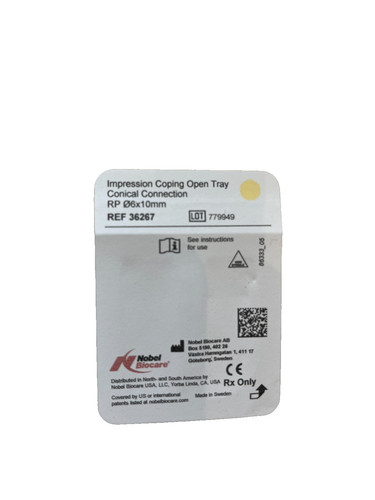 Impression coping open tray - open,