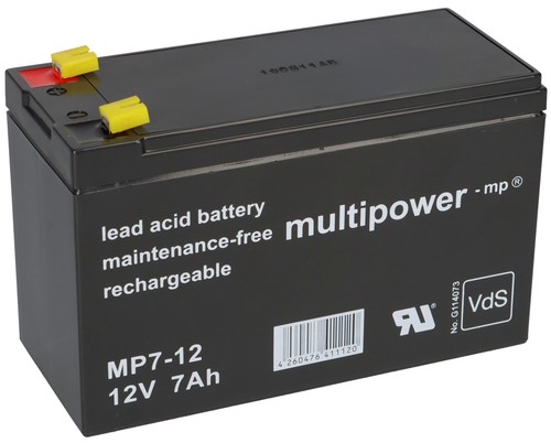 Multipower blei akku mp7 - multipower, mp7-12