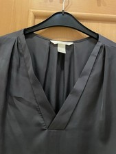 Bluse Top mit Glanz Kurzarm