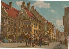 1950, In München steht ein Hofbräuhaus, Tönende Ansichtskarte, Schallplatte,Bier