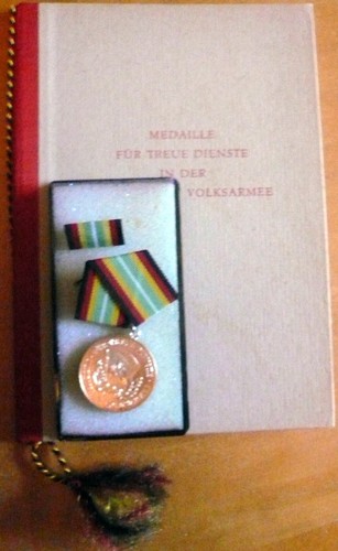 Ddr treue dienste - medaille, nva