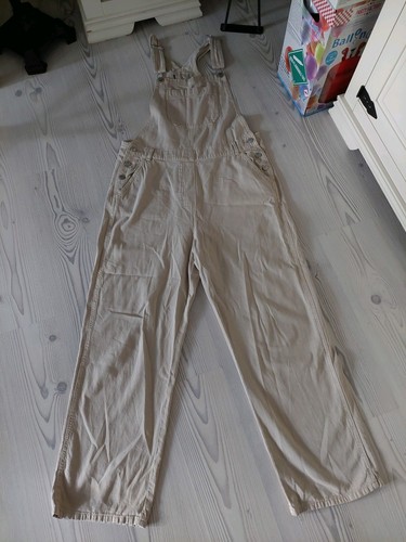 Jeans latzhose 44 beige - jeans, gr.42/44