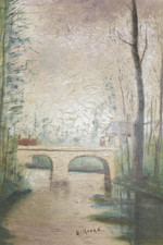 Vintage Impressionist Gemälde