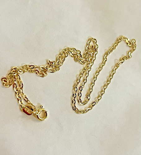 Feine ankerkette gelbgold - feine,