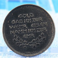 Medaille -   Gold gab ich für