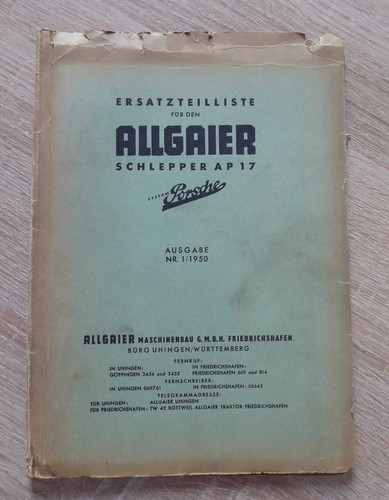 Allgaier schlepper 17 - schlepper, ap