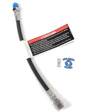 Geflochtene Taucher 9 " 23cm Hochdruck HP Schlauch Spg Anzeige & Suunto Tank Pod