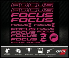 FOCUS Aufkleber Set Pink