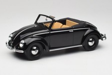 107054232 VW Volkswagen Beetle Type 1 Convertible Hebmuller Black Minichamps 1/1