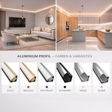 LED ALU Profil CORNER farbig