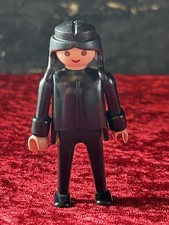 ? Playmobil Frau Vintage Figur komplett in schwarz 80er Jahre