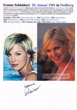 Autogramm - Ivonne Schönherr