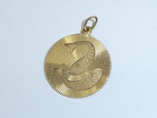 333 gelbgold gold anhänger - gold,